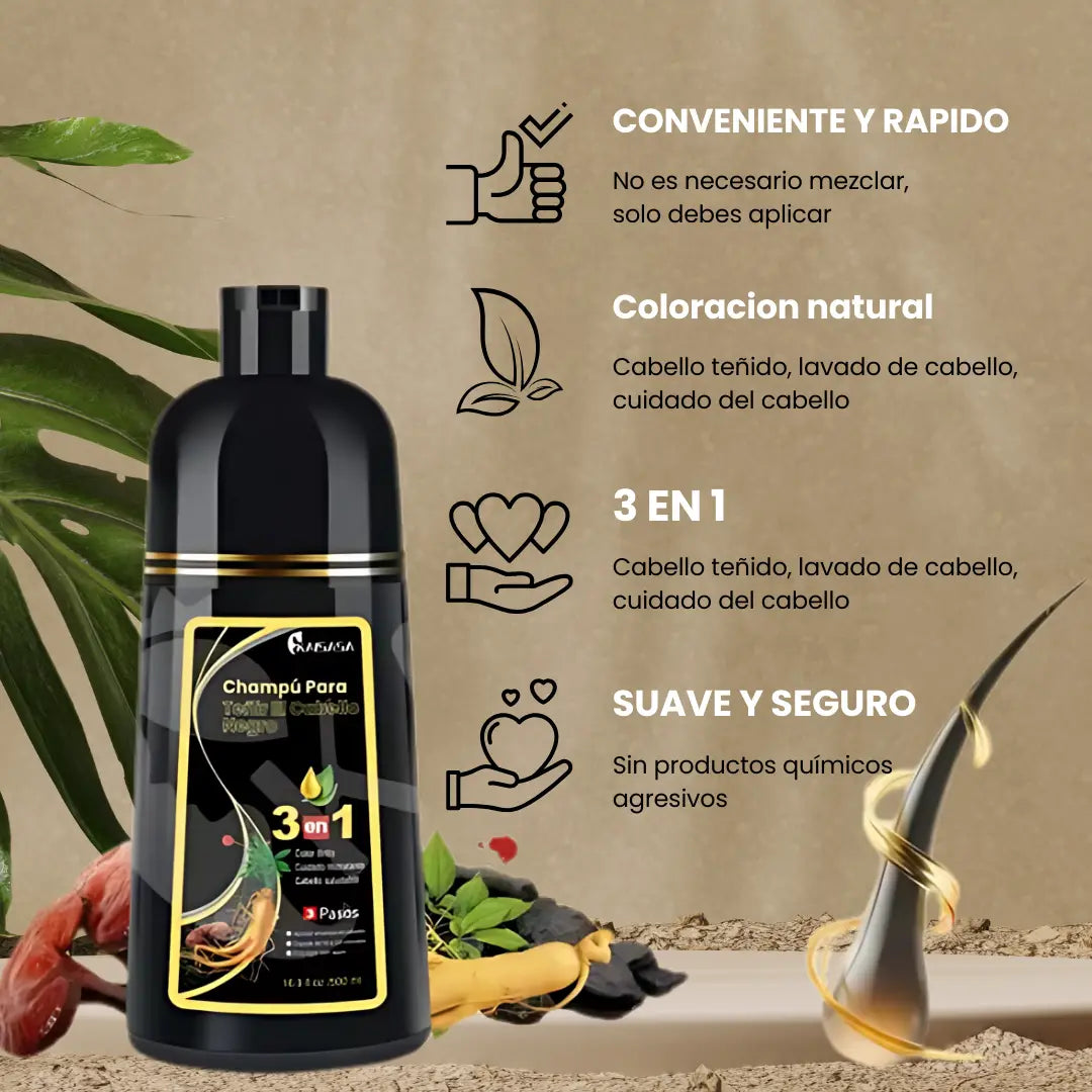 Shampoo Cubre canas 400ml™️| Para todo tipo de cabello